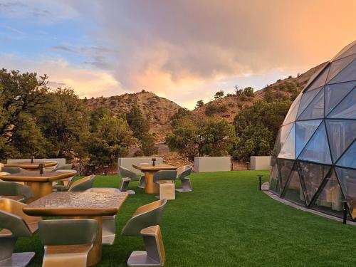 餐廳, Clear Sky Resorts - Bryce Canyon - Unique Stargazing Domes in 加農維爾 (UT) 餐廳, Clear Sky Resorts - Bryce Canyon - Unique Stargazing Domes in 加農維爾 (UT)