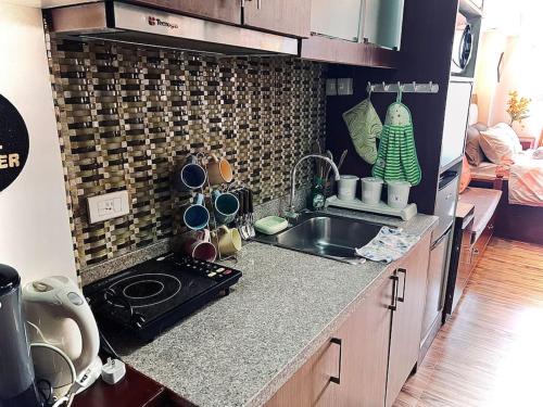 Kitchen, Moldex Cozy Condo 1bed with Veranda - Free Netflix in Tuba Kitchen, Moldex Cozy Condo 1bed with Veranda - Free Netflix in Tuba