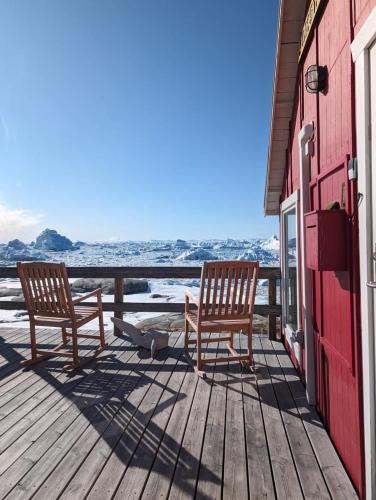 Balcó/terrassa, Ilulissat Stay - Jomsborg Ilulissat in Ilulissat Balcó/terrassa, Ilulissat Stay - Jomsborg Ilulissat in Ilulissat