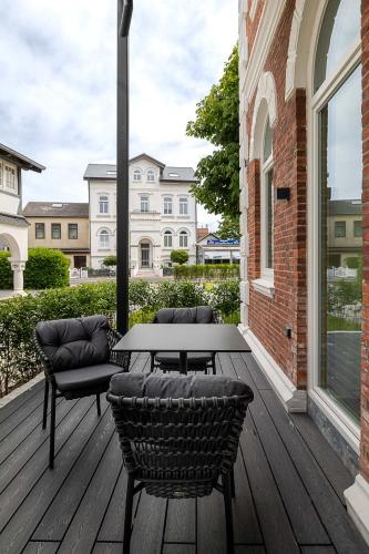 Balcony/terrace, Apartments Hotel Stadt Hamburg in Westerland Balcony/terrace, Apartments Hotel Stadt Hamburg in Westerland