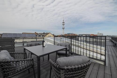 Balcony/terrace, Apartments Hotel Stadt Hamburg in Westerland Balcony/terrace, Apartments Hotel Stadt Hamburg in Westerland