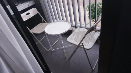 balkon/terras, AMIRI PLACE HOTEL in Chang Khlan balkon/terras, AMIRI PLACE HOTEL in Chang Khlan