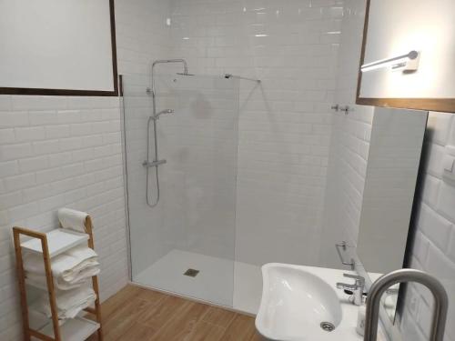 Badkamer, Apartamento El Botanico II in Belvis De Monroy Badkamer, Apartamento El Botanico II in Belvis De Monroy