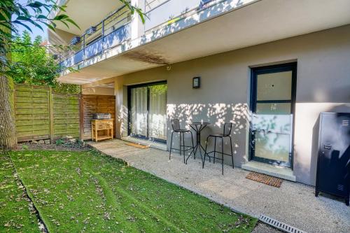 Balcony/terrace, Superbe studio avec terrasse in Yerres Balcony/terrace, Superbe studio avec terrasse in Yerres