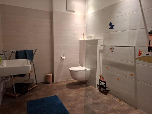ห้องน้ำ, Ferienwohnung Jolina in ลุสเทเนา ห้องน้ำ, Ferienwohnung Jolina in ลุสเทเนา