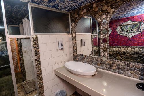 バスルーム, Costa Linda Art Hostel in ケポス バスルーム, Costa Linda Art Hostel in ケポス