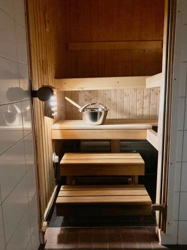 Sauna, Hippu Holiday Home in peaceful location near Akaslompolo in Akaslompolo Sauna, Hippu Holiday Home in peaceful location near Akaslompolo in Akaslompolo