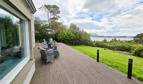 Balkon/teras, Ard Veich Estate - Panoramic Highland Sea Views with private beach and woodland in Port Appin Balkon/teras, Ard Veich Estate - Panoramic Highland Sea Views with private beach and woodland in Port Appin