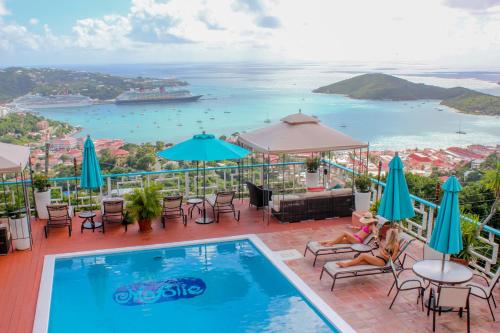 Kilátás, The Mafolie Hotel in Charlotte Amalie Kilátás, The Mafolie Hotel in Charlotte Amalie