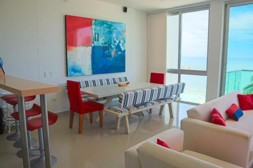 Hermoso Apartamento Frente al Mar 3 Habitaciones BM31 in La Cazada Hermoso Apartamento Frente al Mar 3 Habitaciones BM31 in La Cazada