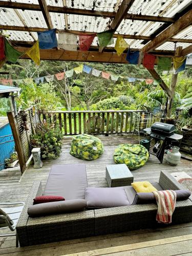 Balcony/terrace, Waiheke Island Guesthouse in Ostend Balcony/terrace, Waiheke Island Guesthouse in Ostend