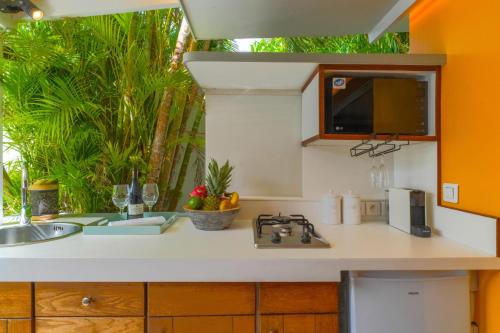 kuchnia, Charming bungalow in Saint Barthélemy with shared pool (Charming bungalow in Saint Barthelemy with shared pool) in Gustavia kuchnia, Charming bungalow in Saint Barthélemy with shared pool (Charming bungalow in Saint Barthelemy with shared pool) in Gustavia