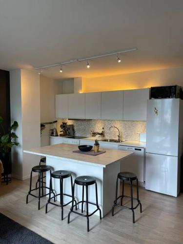 Kitchen, Beautiful Fjord View, High Standard, Fully Equipped in Alesund Kitchen, Beautiful Fjord View, High Standard, Fully Equipped in Alesund