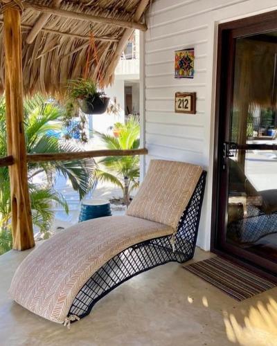 balkon/terras, Casa Cava Bed & Breakfast in Ambergris Caye balkon/terras, Casa Cava Bed & Breakfast in Ambergris Caye