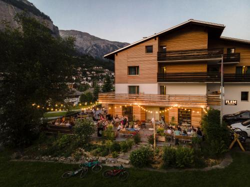 Балкон/тераса, Flem Mountain Lodge in Флимс Балкон/тераса, Flem Mountain Lodge in Флимс