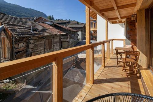Terraza/balcón, Pilanous Residence - Junior Suite - Swiss Alps in Nendaz Terraza/balcón, Pilanous Residence - Junior Suite - Swiss Alps in Nendaz