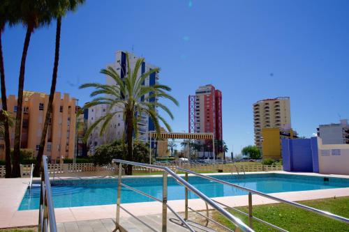 Ático con piscina y gran terraza en Playa Pobla de Farnals