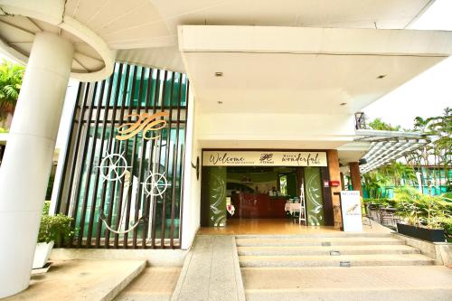 Entrance, A-Te Hotel Chumphon in Chumphon Entrance, A-Te Hotel Chumphon in Chumphon
