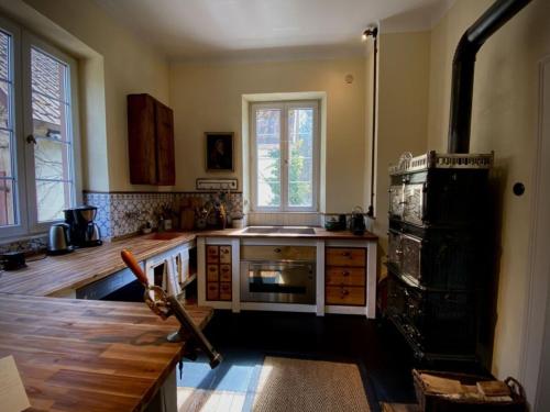 Cocina, countryside apartment near the lake in Niederbronn-les-Bains Cocina, countryside apartment near the lake in Niederbronn-les-Bains