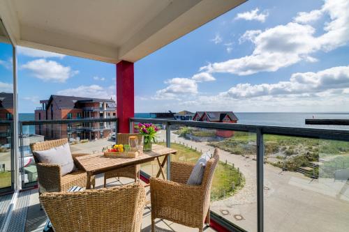 Balcony/terrace, Ferienwohnung Meermarie Olpenitz in Olpenitz Balcony/terrace, Ferienwohnung Meermarie Olpenitz in Olpenitz
