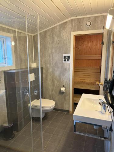 Szauna, Buodden Rorbuer - Fisherman Cabins Sørvagen in Sorvagen Szauna, Buodden Rorbuer - Fisherman Cabins Sørvagen in Sorvagen