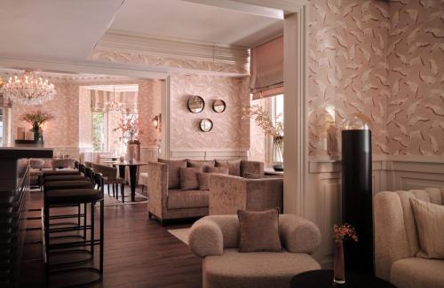 Bar/lounge, Hotel Alden Splügenschloss Zürich - Leonardo Limited Edition near Lake Zurich, Eastern Bank Bar/lounge, Hotel Alden Splügenschloss Zürich - Leonardo Limited Edition near Lake Zurich, Eastern Bank