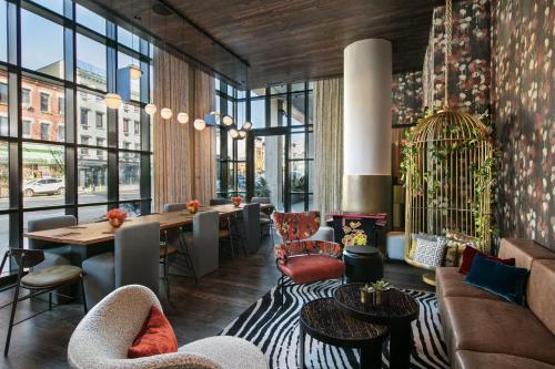 회의실/연회장, 목시 NYC 로워 이스트 사이드 (Moxy NYC Lower East Side) in 차이나타운 회의실/연회장, 목시 NYC 로워 이스트 사이드 (Moxy NYC Lower East Side) in 차이나타운