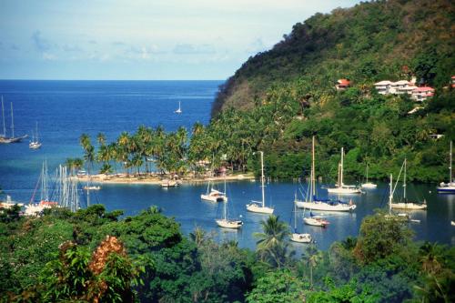 Tranquil Vistas of Marigot in Marigot Bay Tranquil Vistas of Marigot in Marigot Bay