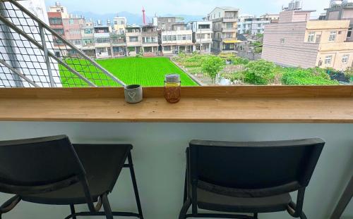 Balkon/teras, 小仙肉包棟民宿 in Miaoli City Balkon/teras, 小仙肉包棟民宿 in Miaoli City
