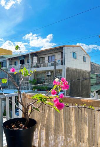 Balkon/teras, 小仙肉包棟民宿 in Miaoli City Balkon/teras, 小仙肉包棟民宿 in Miaoli City