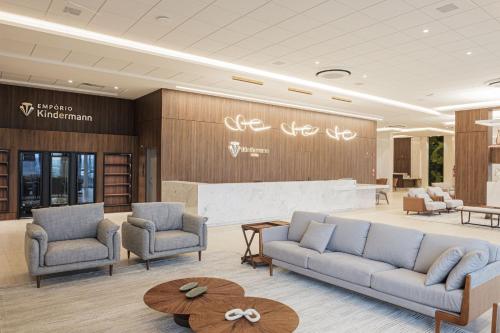 ล็อบบี้, Hotel Kindermann Chapecó - Hotel Novo (Hotel Kindermann Chapeco - Hotel Novo) in ชาเปโก้ ล็อบบี้, Hotel Kindermann Chapecó - Hotel Novo (Hotel Kindermann Chapeco - Hotel Novo) in ชาเปโก้