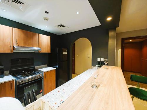 Kitchen, 369 Stays- 1 Bedroom Apartment in Sports City near Dubai Sports City Kitchen, 369 Stays- 1 Bedroom Apartment in Sports City near Dubai Sports City