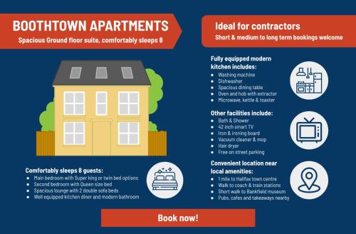 A szálláshely kívülről, Spacious ground floor suite comfortably sleeps up to eight in Ovenden A szálláshely kívülről, Spacious ground floor suite comfortably sleeps up to eight in Ovenden