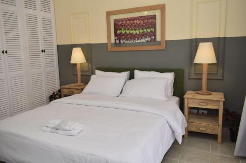 Decorated and garden view