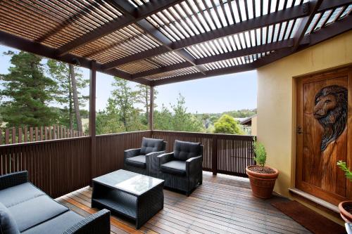 Balkon/teras, Jamala Wildlife Lodge in Yarralumla Balkon/teras, Jamala Wildlife Lodge in Yarralumla