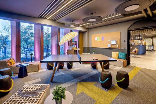 Конференц-зал / бальні зали, Moxy Luxembourg Airport in Фіндель Конференц-зал / бальні зали, Moxy Luxembourg Airport in Фіндель