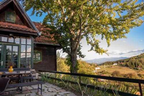 A szálláshely kívülről, Brvnara Orlovo Gnezdo in Rudno A szálláshely kívülről, Brvnara Orlovo Gnezdo in Rudno