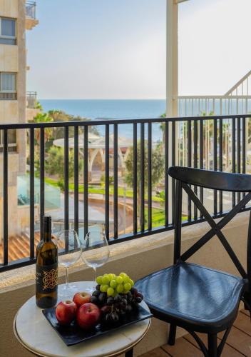 Balcony/terrace, Seanergy Boutique & Spa Hotel in Netanya Balcony/terrace, Seanergy Boutique & Spa Hotel in Netanya