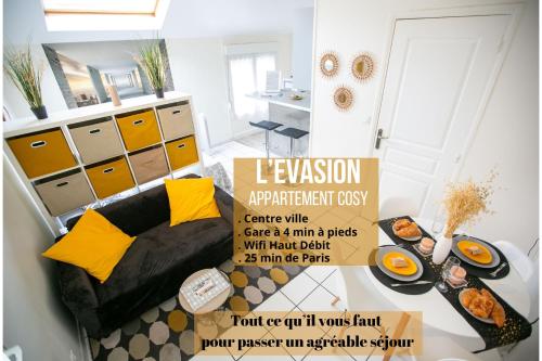غرف النزلاء, L'Evasion - coeur de ville - WIFI - Gare in Les Mureaux غرف النزلاء, L'Evasion - coeur de ville - WIFI - Gare in Les Mureaux
