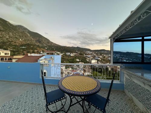 Balcony/terrace, Dar Syraya in Chefchaouen Balcony/terrace, Dar Syraya in Chefchaouen