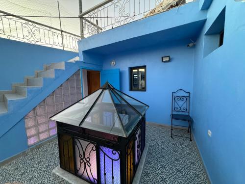 Balcony/terrace, Dar Syraya in Chefchaouen Balcony/terrace, Dar Syraya in Chefchaouen