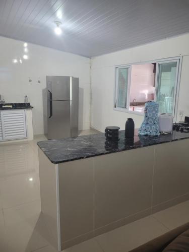 ห้องครัว, Casa com piscina Itanhaém (Casa com piscina Itanhaem) in โกรุมบา ห้องครัว, Casa com piscina Itanhaém (Casa com piscina Itanhaem) in โกรุมบา