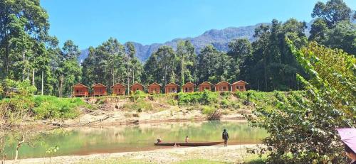 Konglor Cave Resort-Riverside Restaurant in Koun Kham Konglor Cave Resort-Riverside Restaurant in Koun Kham