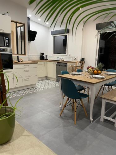 مطبخ, Les Charmes de Villers in Moyenneville مطبخ, Les Charmes de Villers in Moyenneville