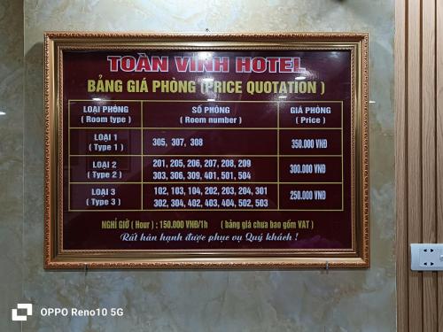 Toàn Vinh Hotel (Toan Vinh Hotel) in Lang Khiem Toàn Vinh Hotel (Toan Vinh Hotel) in Lang Khiem