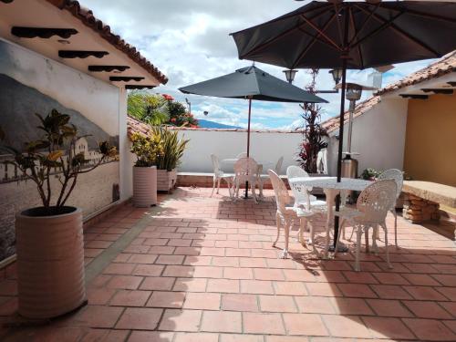Balcony/terrace, Santa Maria de Leyva hotel boutique in Villa De Leyva Balcony/terrace, Santa Maria de Leyva hotel boutique in Villa De Leyva