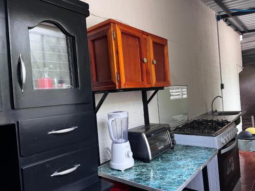 주방, Ibania Hostal in 라 리베르타드 주방, Ibania Hostal in 라 리베르타드