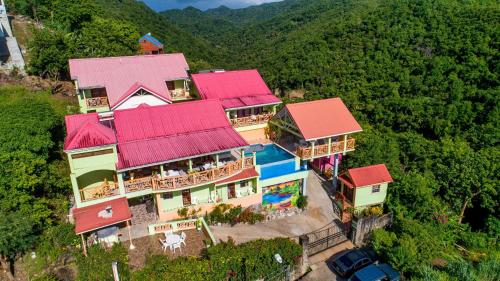 Vista exterior, Tropical Paradise View in Marigot Bay Vista exterior, Tropical Paradise View in Marigot Bay