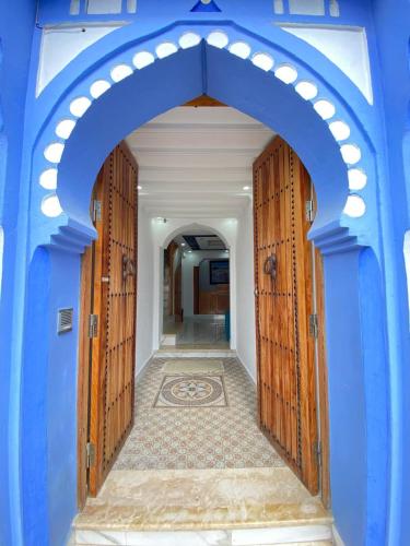 Entrance, Dar Syraya in Chefchaouen Entrance, Dar Syraya in Chefchaouen