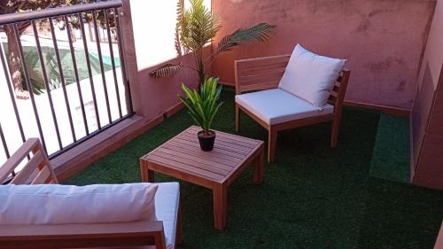 شرفة/ تراس, Playa Terreros in San Juan de los Terreros شرفة/ تراس, Playa Terreros in San Juan de los Terreros
